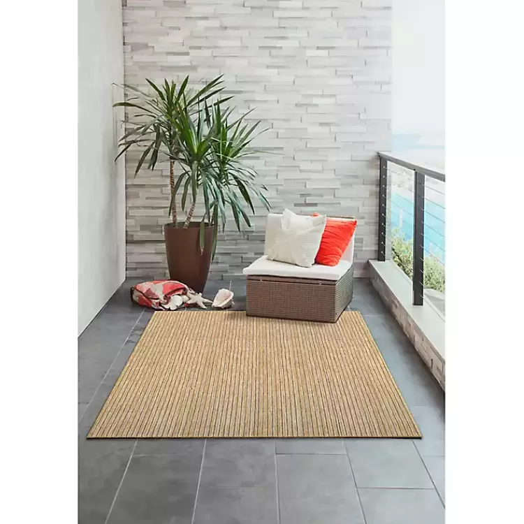 natural_intertwined_santal_outdoor_area_rug_x_3.webp Natural Intertwined Santal Outdoor Area Rug, 7x9>Kirklands Home Discount