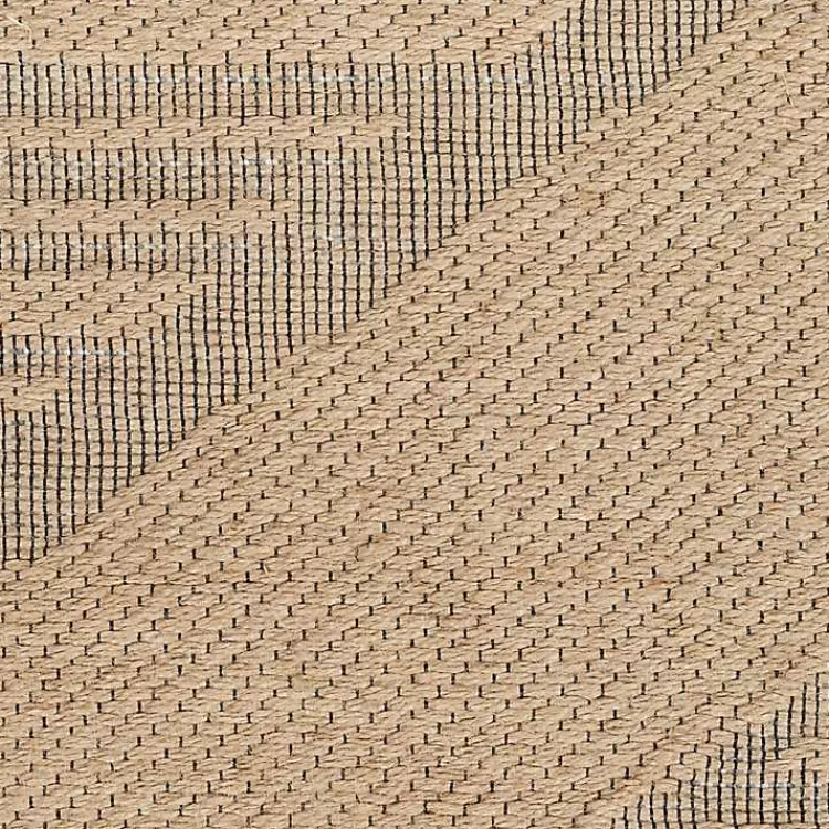 Natural Jute Woven Diamond Area Rug, 7x9>Kirklands Home Online