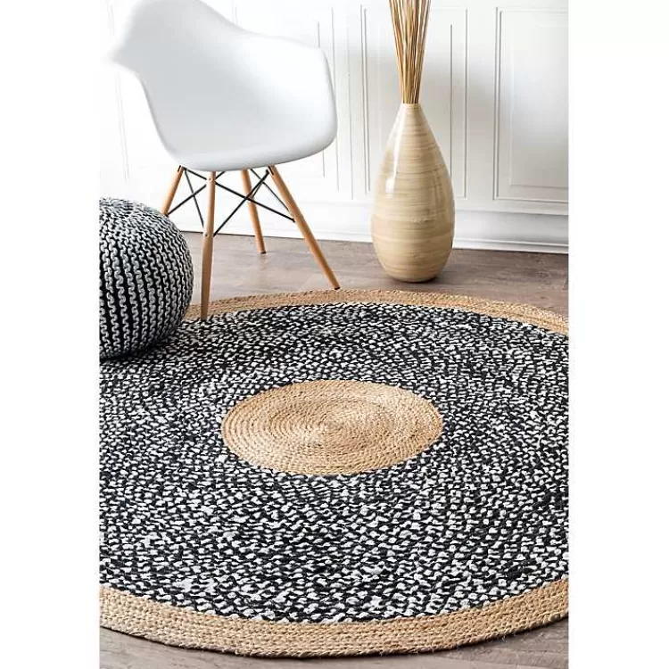 Natural Lesha Round Rug, 6 ft.>Kirklands Home Discount
