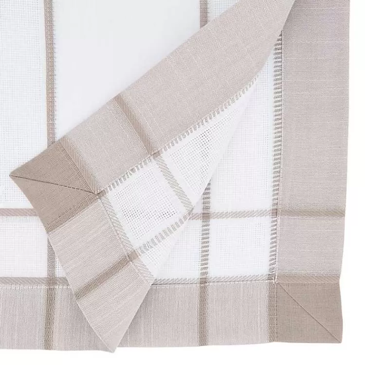 Natural Long Banded Border Table Runner, 108 in.>Kirklands Home Hot