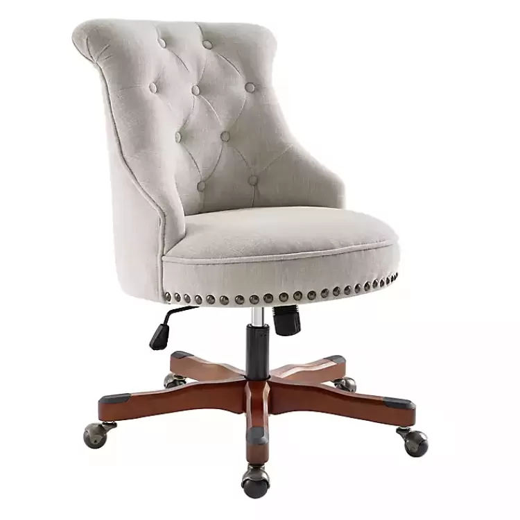 Natural Miller Tufted Office Chair>Kirklands Home Discount