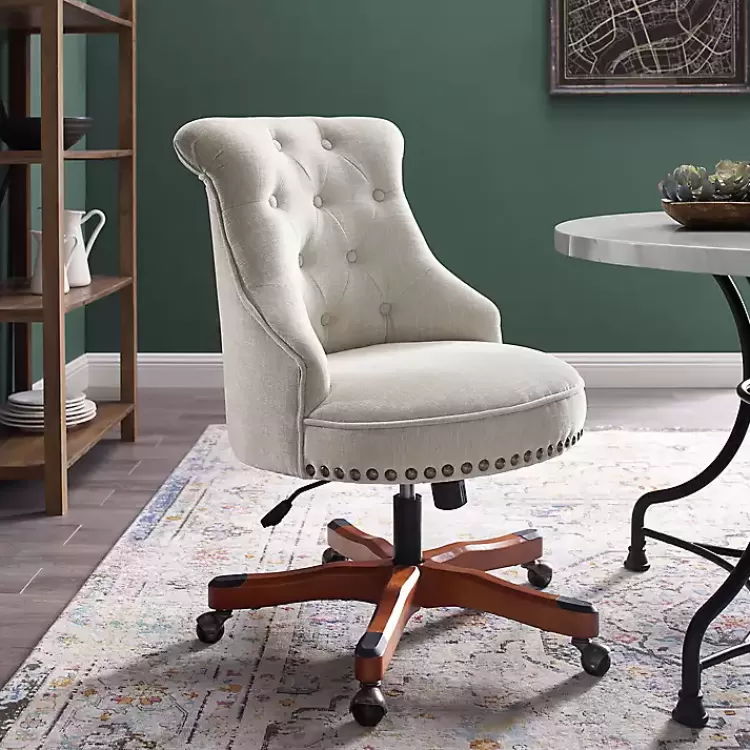 natural_miller_tufted_office_chair_3.webp Natural Miller Tufted Office Chair>Kirklands Home Discount