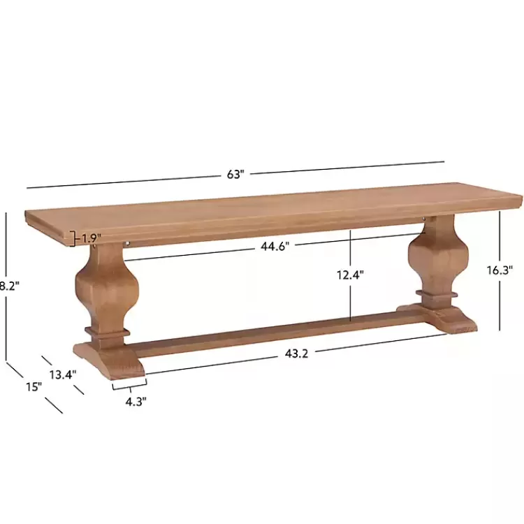 natural_pine_wood_knotted_column_bench_6.webp Natural Pine Wood Knotted Column Bench>Kirklands Home Sale