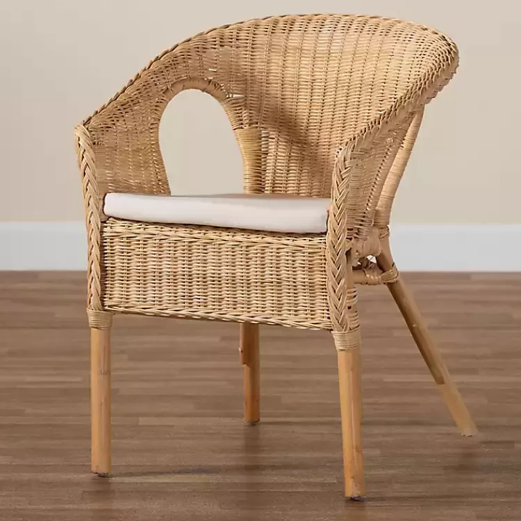 Natural Rat Abbey Dining Chair>Kirklands Home Store