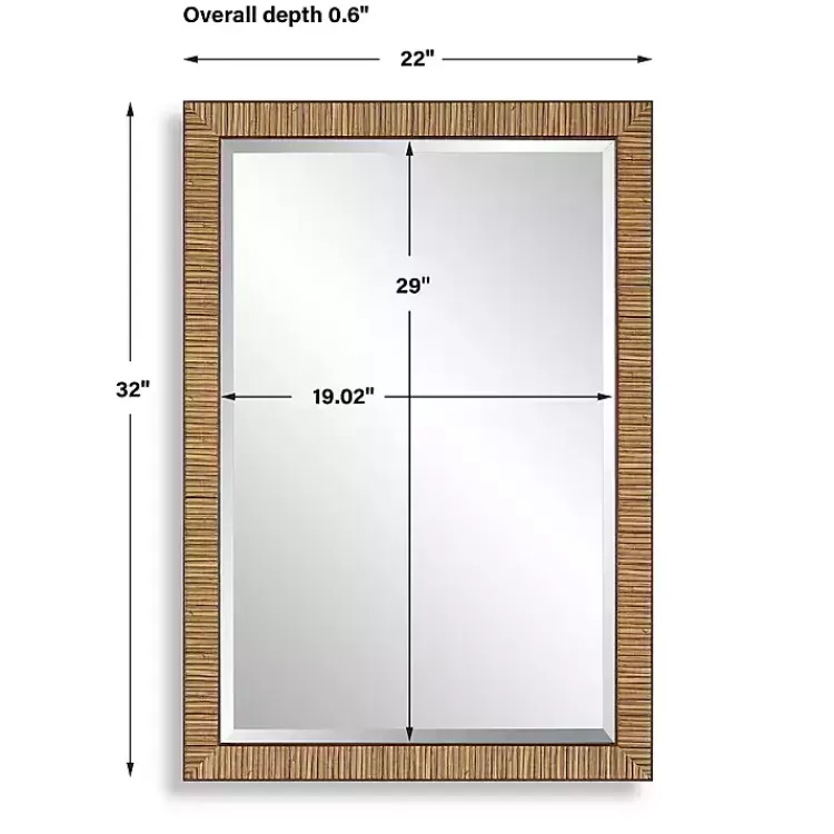 natural_rattan_beveled_wall_mirror_7.webp Natural Rattan Beveled Wall Mirror>Kirklands Home Fashion