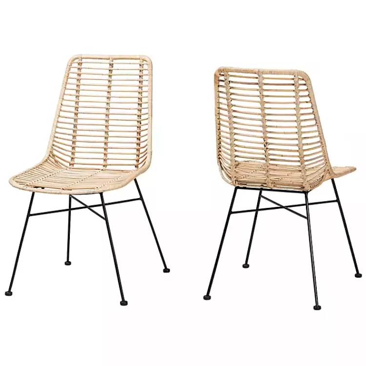 Natural Rat Manhat Dining Chairs, Set of 2>Kirklands Home Discount