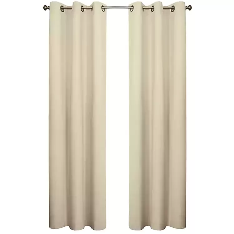 Natural Room Darkening Curtain Panel Set, 84 in.>Kirklands Home Clearance