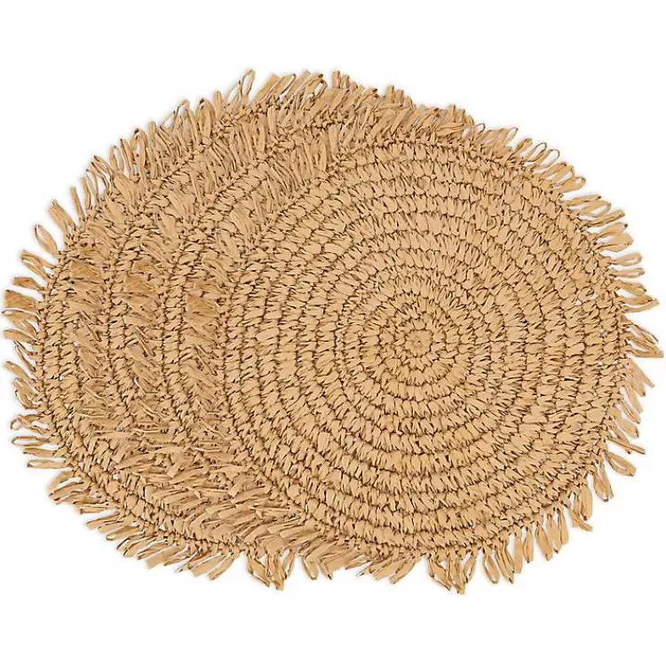 natural_rustic_raffia_placemats_set_of__2.webp Natural Rustic Raffia Placemats, Set of 4>Kirklands Home Flash Sale