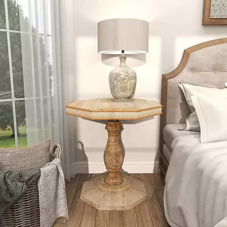 natural_rustic_wood_octagon_accent_table_10.webp Natural Rustic Wood Octagon Accent Table>Kirklands Home Sale