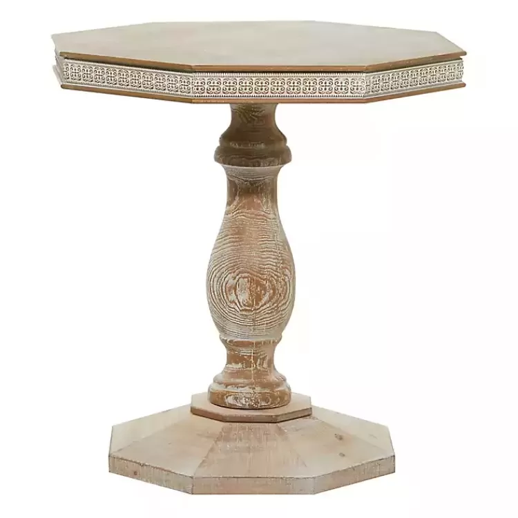 natural_rustic_wood_octagon_accent_table_5.webp Natural Rustic Wood Octagon Accent Table>Kirklands Home Sale