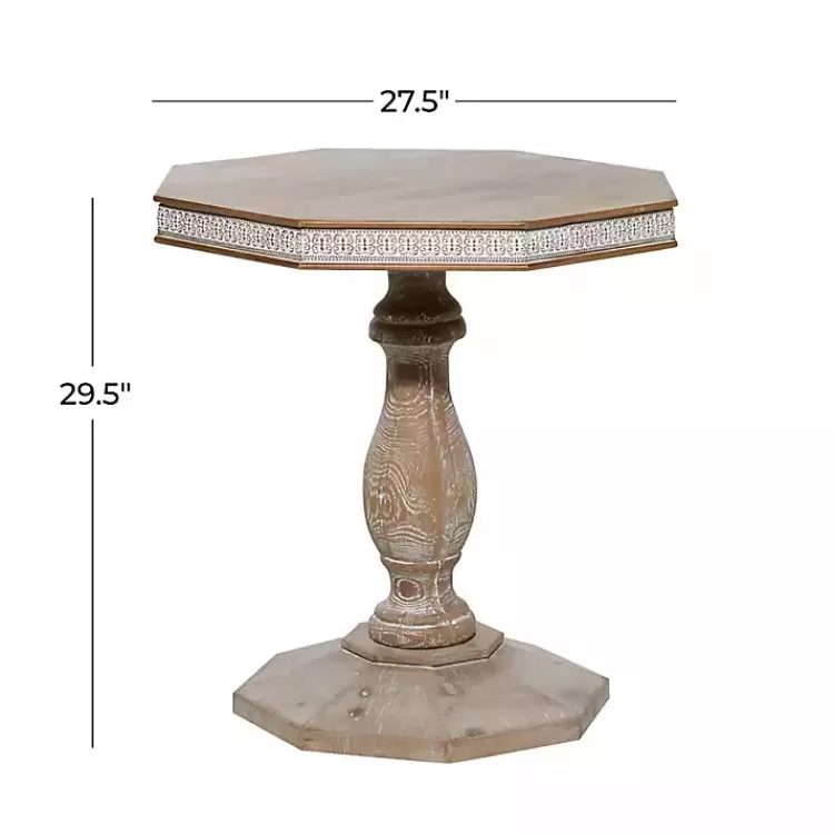 natural_rustic_wood_octagon_accent_table_6.webp Natural Rustic Wood Octagon Accent Table>Kirklands Home Sale