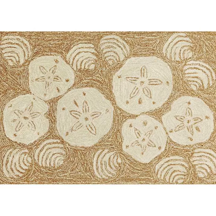 Natural Sand Dollar Outdoor Mat>Kirklands Home Cheap