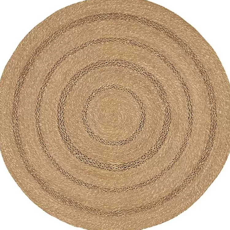 Natural Seagrass Indoor/Outdoor Area Rug, 4x4>Kirklands Home Cheap