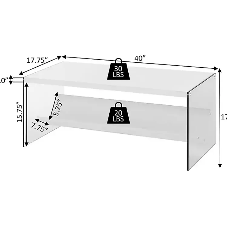 natural_soho_glass_coffee_table_with_v_shelf_3.webp Natural Soho Glass Coffee Table with V Shelf>Kirklands Home Best Sale
