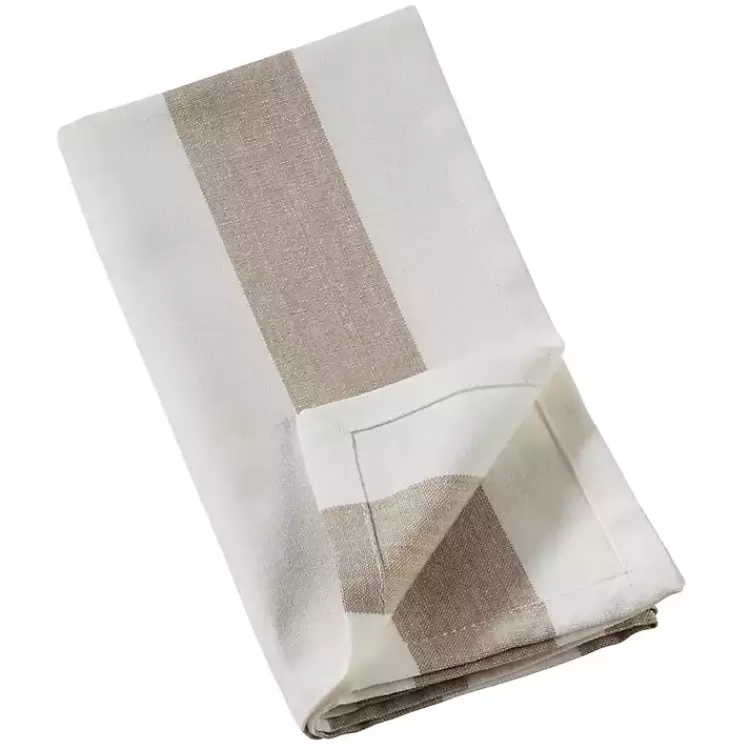 Natural Striped Cotton Napkins, Set of 4>Kirklands Home Flash Sale