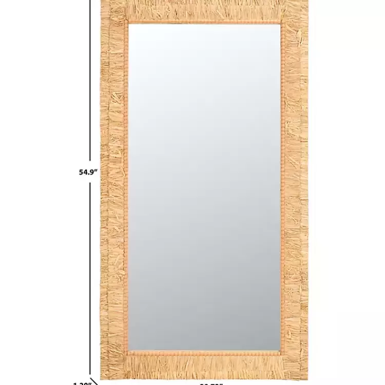 Natural Textured Zoelle Wall Mirror>Kirklands Home Discount