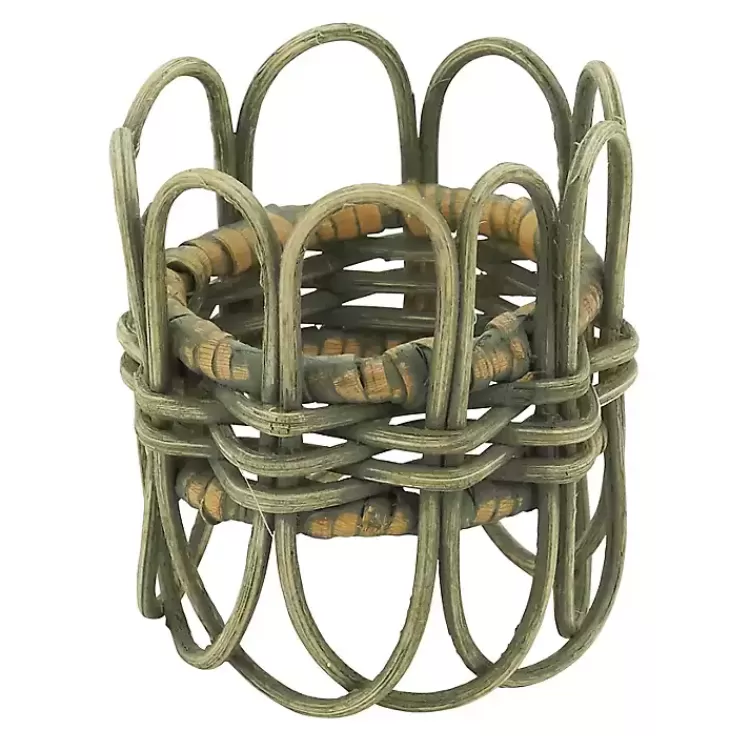 Natural Twisted Rat Napkin Rings, Set of 4>Kirklands Home Discount