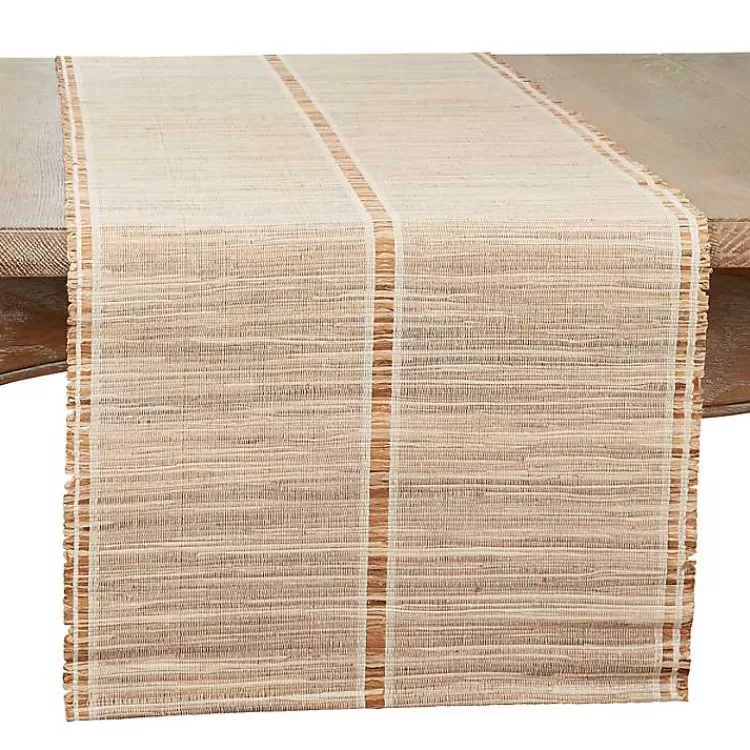 Natural Water Hyacinth Table Runner>Kirklands Home Online