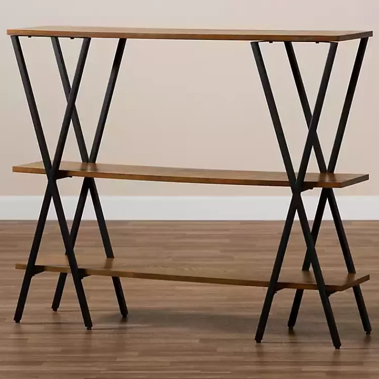 natural_wood_and_metal_tier_console_table_5.webp Natural Wood and Metal 3-Tier Console Table>Kirklands Home New