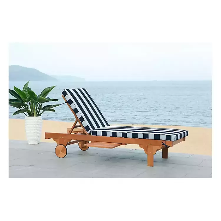 natural_wood_chaise_with_table_and_striped_cushion_9.webp Natural Wood Chaise with Table and Striped Cushion>Kirklands Home Store