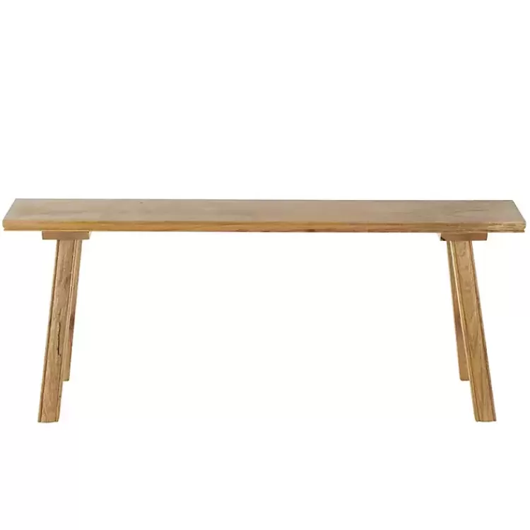 natural_wood_narrow_rustic_bench_5.webp Natural Wood Narrow Rustic Bench>Kirklands Home Best