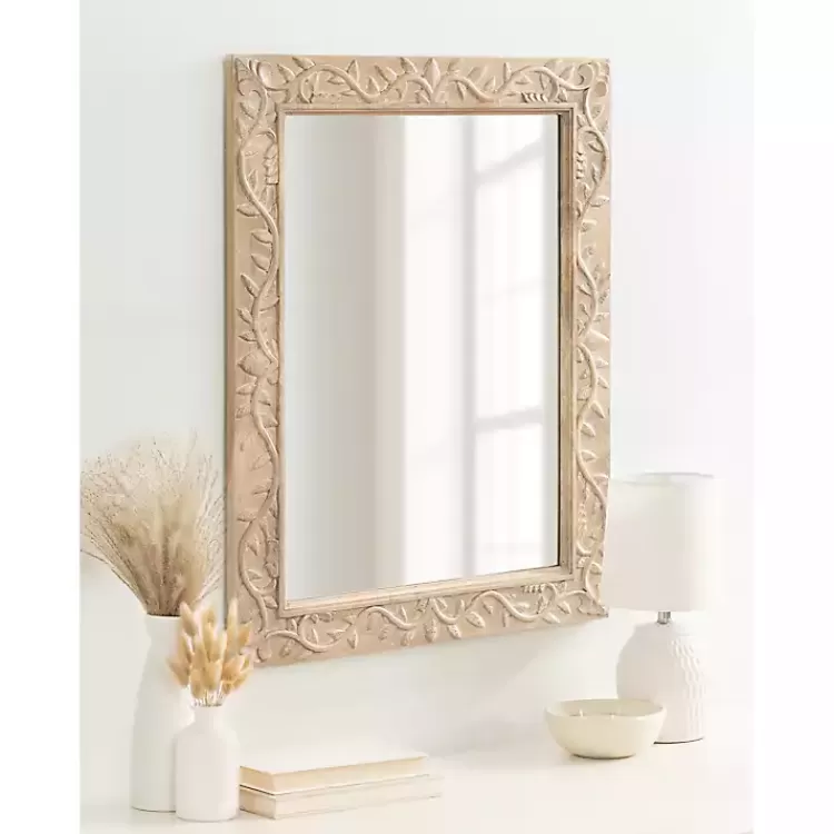 natural_wood_ornate_carved_wall_mirror_5.webp Natural Wood Ornate Carved Wall Mirror>Kirklands Home Store