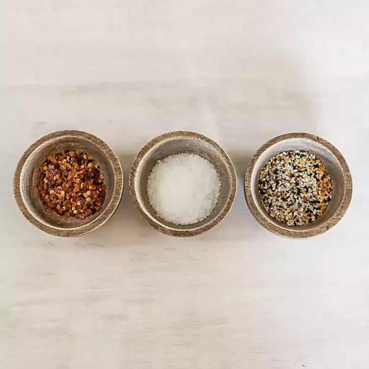 Natural Wood Pinch Bowls, Set of 3>Kirklands Home Fashion