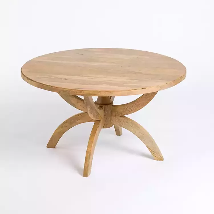 Natural Wood Round Dori Coffee Table>Kirklands Home Online