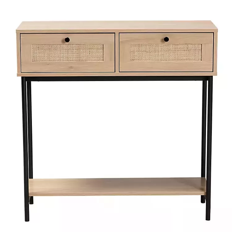 natural_woven_rattan_drawer_console_table_2.webp Natural Woven Rat 2-Drawer Console Table>Kirklands Home Hot
