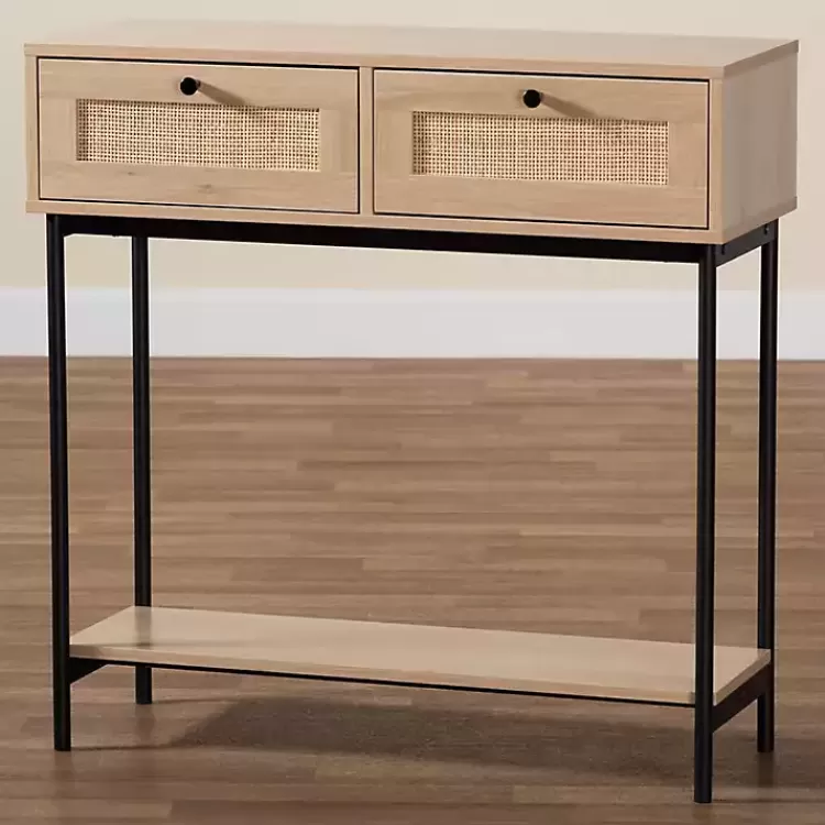natural_woven_rattan_drawer_console_table_8.webp Natural Woven Rat 2-Drawer Console Table>Kirklands Home Hot