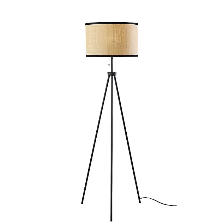 Natural Woven Shade Rowan Floor Lamp>Kirklands Home Hot