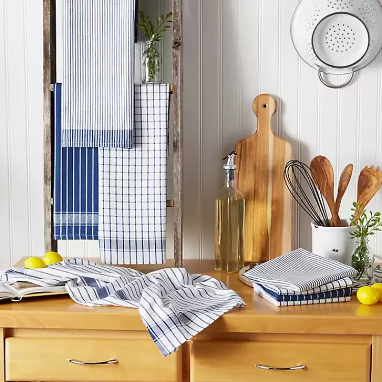 nautical_blue_basic_assorted_dishtowels_set_of__4.webp Nautical Blue Basic Assorted Dishtowels, Set of 8>Kirklands Home Fashion