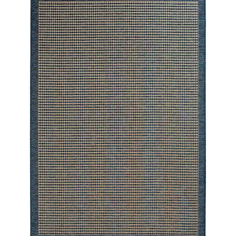 Navy Adelaide Woven Outdoor Area Rug, 7x9>Kirklands Home Best Sale