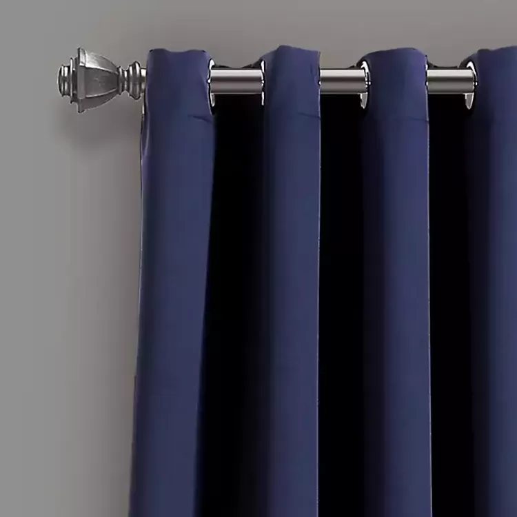 Navy Blackout Curtain Panel Set, 95 in.>Kirklands Home Discount