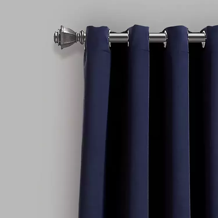 Navy Blackout Curtain Panel Set, 108 in.>Kirklands Home Flash Sale
