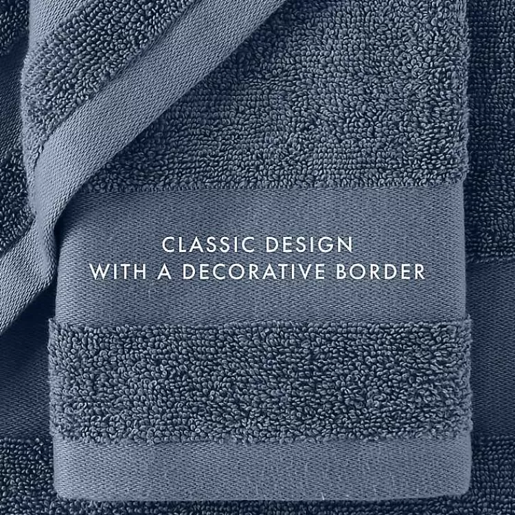 Navy Essential Cotton Bath Towels, Set of 4>Kirklands Home Fashion