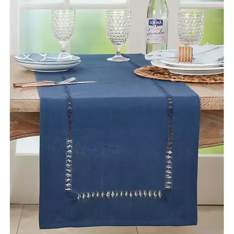 navy_blue_hemstitch_table_runner_2.webp Navy Hemstitch Table Runner>Kirklands Home Discount