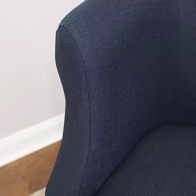 navy_blue_rounded_accent_chair_2.webp Navy Rounded Accent Chair>Kirklands Home Cheap