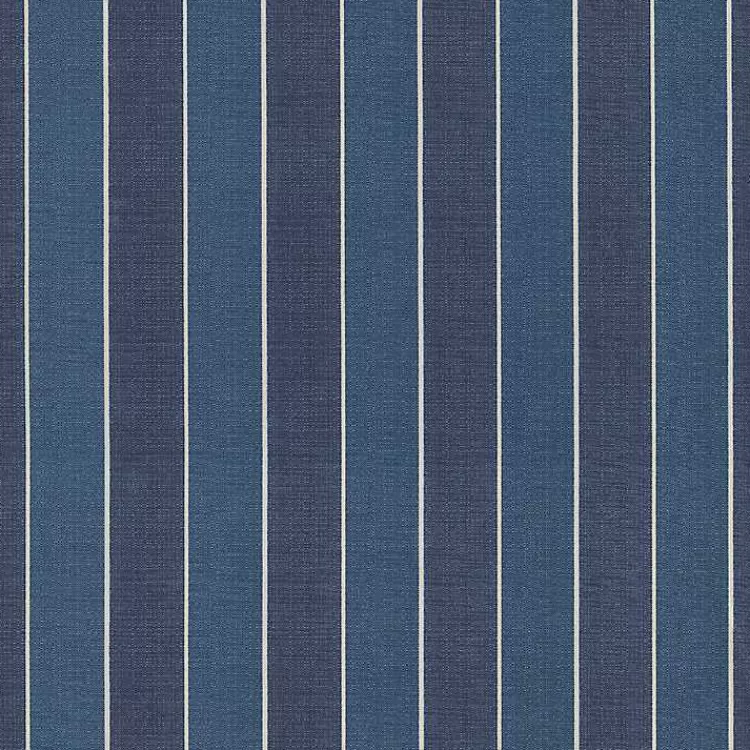 Navy Striped Outdoor Seat Cushions, Set of 2>Kirklands Home Online