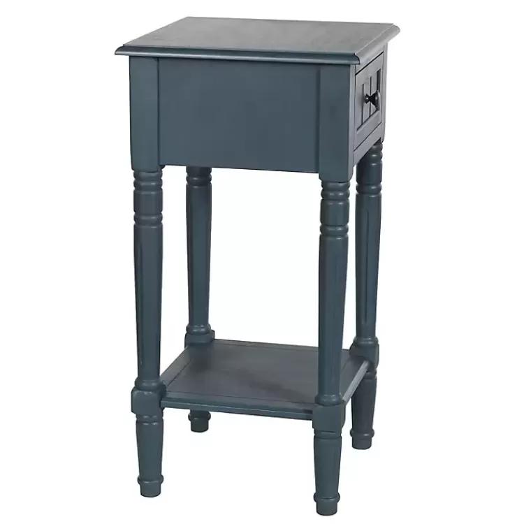 navy_blue_wood_square_hampton_accent_table_2.webp Navy Wood Square Hampton Accent Table>Kirklands Home Flash Sale