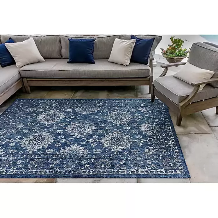 navy_botanical_hannah_indooroutdoor_rug_x_2-1.webp Navy Botanical Hannah Indoor/Outdoor Rug, 4x7>Kirklands Home Clearance