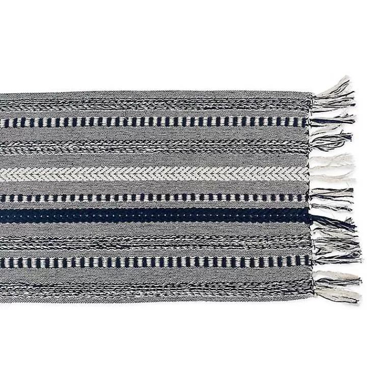 navy_braided_stripe_table_runner__in_5-1.webp Navy Braided Stripe Table Runner, 108 in.>Kirklands Home Clearance