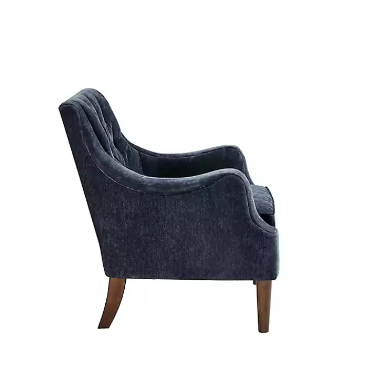 navy_button_tufted_accent_chair_3.webp Navy Button Tufted Accent Chair>Kirklands Home Discount