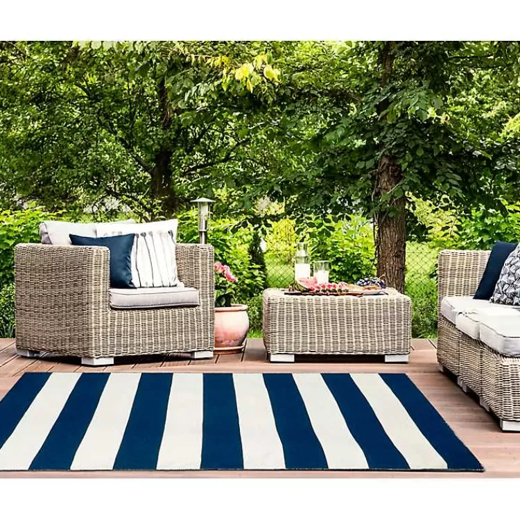 navy_cabana_stripe_indooroutdoor_area_rug_x_2-1.webp Navy Cabana Stripe Indoor/Outdoor Area Rug, 5x7>Kirklands Home Outlet