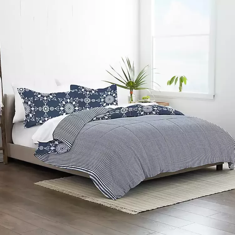 navy_daisy_medallion_twin_pc_comforter_set_3.webp Navy Daisy Medallion Twin 3-pc. Comforter Set>Kirklands Home Flash Sale