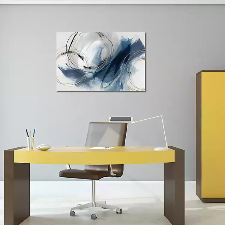 Navy Detour Canvas Art Print>Kirklands Home Best Sale