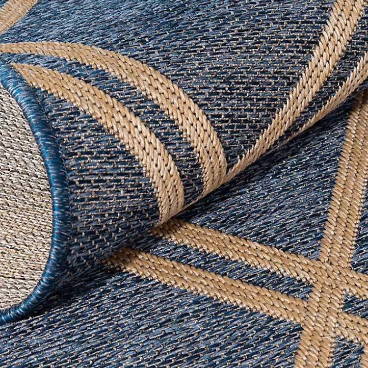 navy_diamond_indooroutdoor_area_rug_x_5.webp Navy Diamond Indoor/Outdoor Area Rug, 5x7>Kirklands Home Clearance