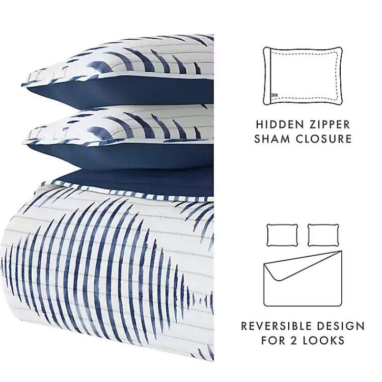 navy_diamond_line_reversible_pc_queen_quilt_set_7.webp Navy Diamond Line Reversible 3-pc. Queen Quilt Set>Kirklands Home Flash Sale