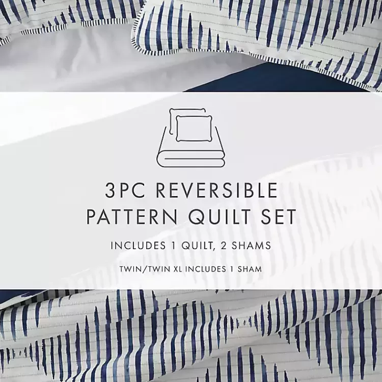 navy_diamond_line_reversible_pc_twin_quilt_set_9.webp Navy Diamond Line Reversible 2-pc. Twin Quilt Set>Kirklands Home Best