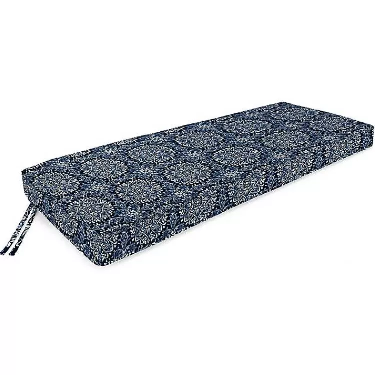 Navy Dresden Outdoor Settee Cushion>Kirklands Home Cheap